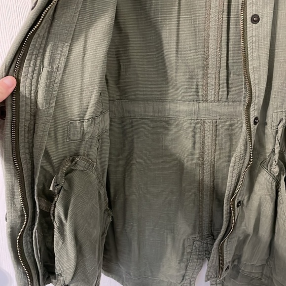 Abercrombie & Fitch Olive Army Green Women’s Light Utility Jacket Size XS - Picture 7 of 11